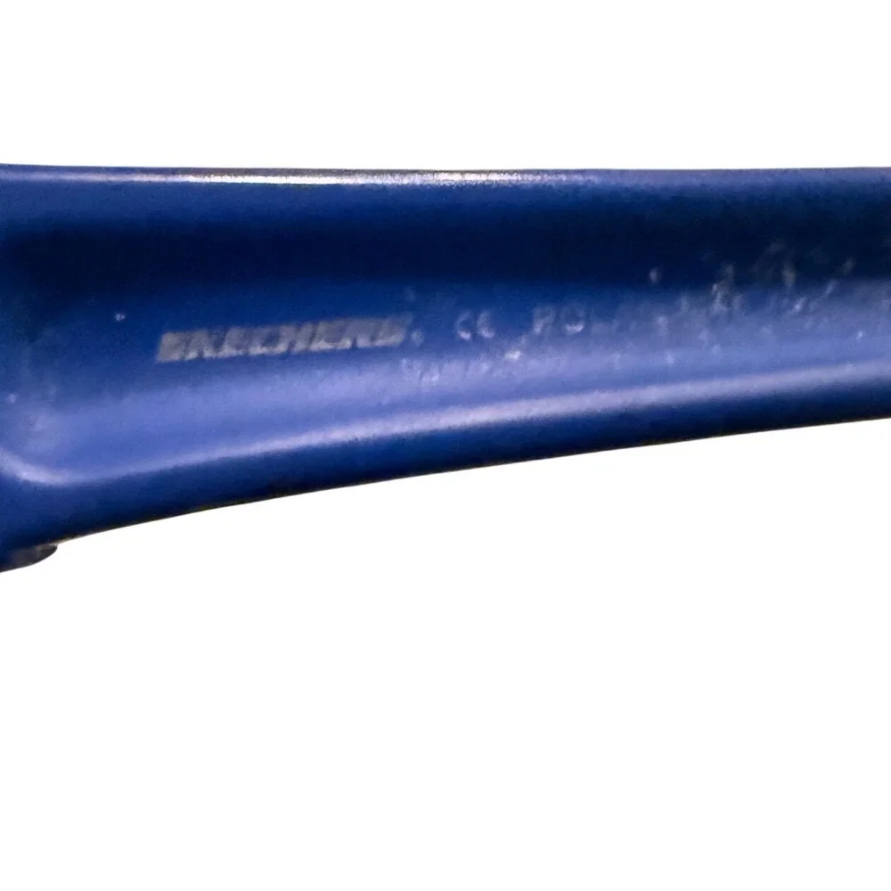 Skechers Blue Wrap Sunglasses‎ Sporty Y2K Shield Retro Activewear Shades